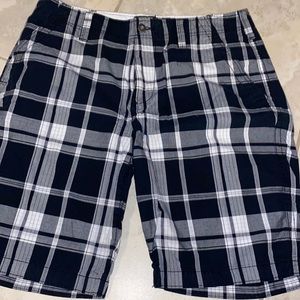 Plaid mens shorts